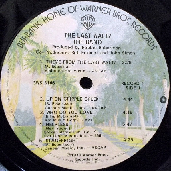 The Band - The Last Waltz (3xLP, Album, Glo)