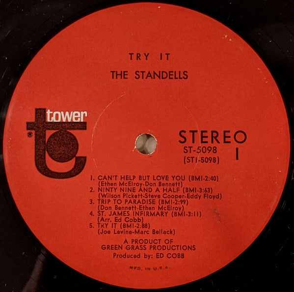 The Standells - Try It (LP, Album, Scr)