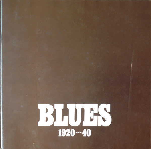 Various - Blues 1920-40 (3xLP, Comp, Mono + Box)