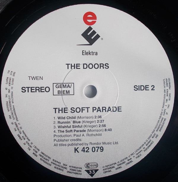 The Doors - The Soft Parade (LP, Album, RE)