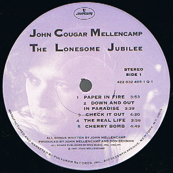 John Cougar Mellencamp - The Lonesome Jubilee (LP, Album, Hub)