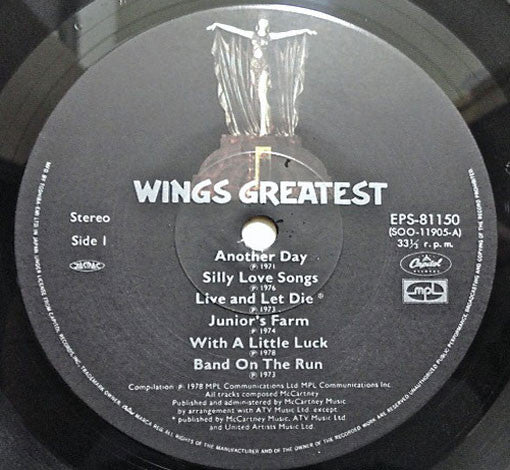 Wings (2) - Wings Greatest (LP, Comp)