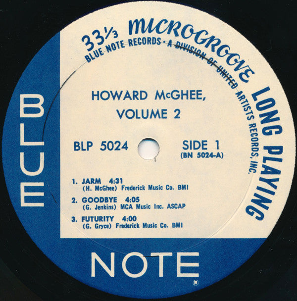Howard McGhee - Howard McGhee Volume 2 (10"", RE, RP)