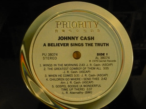 Johnny Cash - A Believer Sings The Truth Volume One (LP, Album)