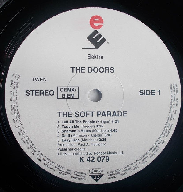 The Doors - The Soft Parade (LP, Album, RE)