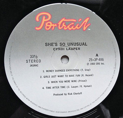 シンディ・ローパー* - She's So Unusual = N.Y.ダンステリア (LP, Album)