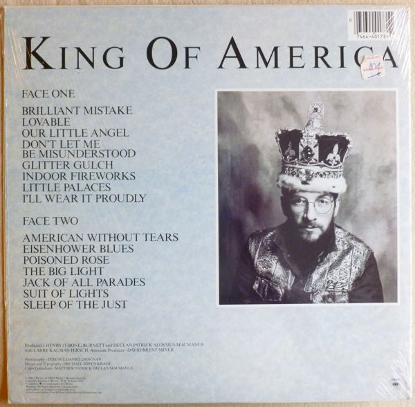 Elvis Costello - King Of America(LP, Album, Pit)