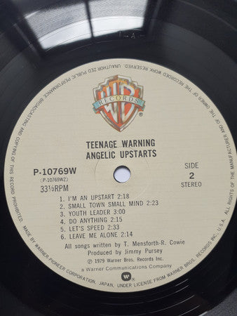Angelic Upstarts - Teenage Warning (LP, Album)