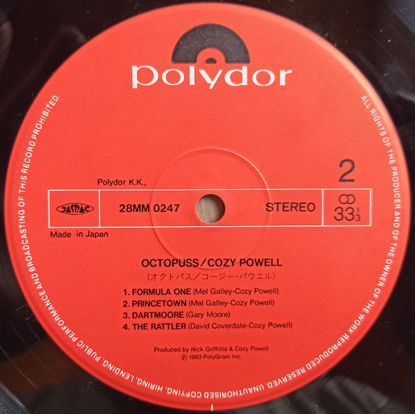 Cozy Powell - Octopuss (LP, Album)