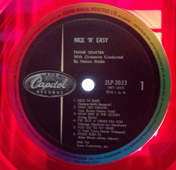 Frank Sinatra - Nice 'N' Easy (LP, Album, Mono, Red)