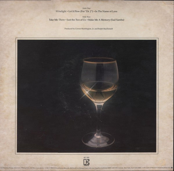 Grover Washington, Jr. - Winelight (LP, Album, AR )