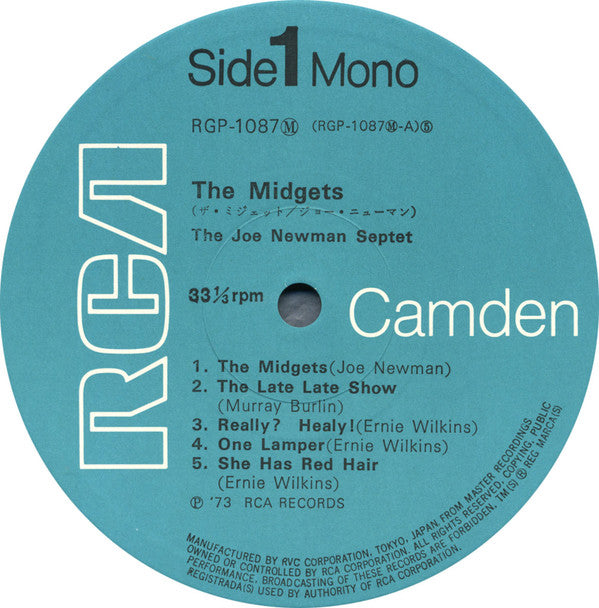 The Joe Newman Septet - The Midgets (LP, Album, Mono, RE)