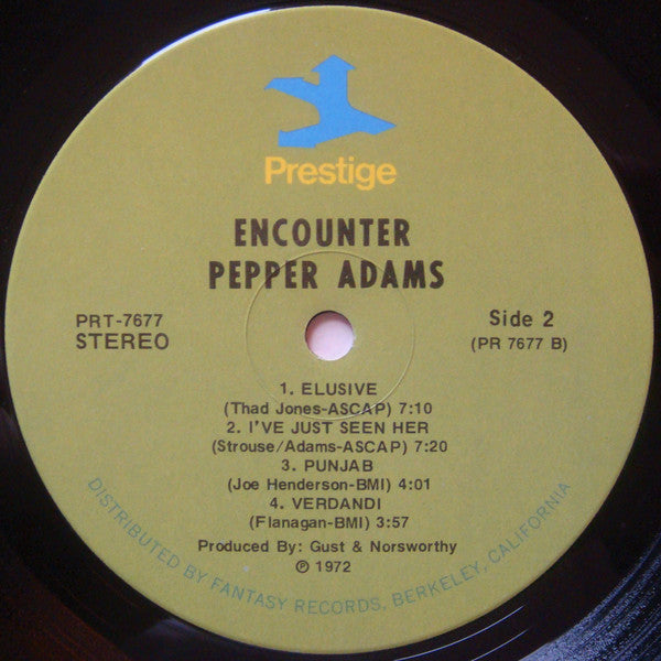 Pepper Adams - Encounter! (LP, Album, RE)