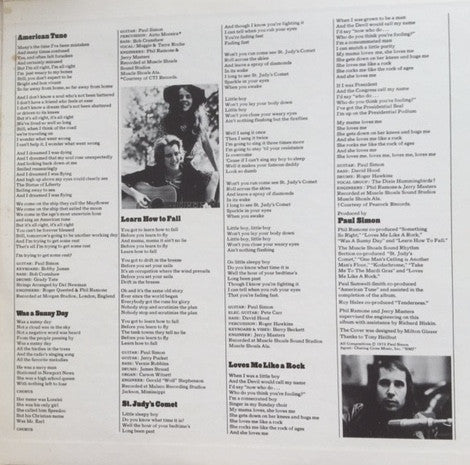 Paul Simon - There Goes Rhymin' Simon (LP, Album, Quad, Gat)