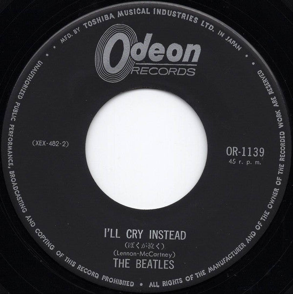 The Beatles - 恋する二人  (I Should Have Known Better) / ぼくが泣く (I'll Cry...