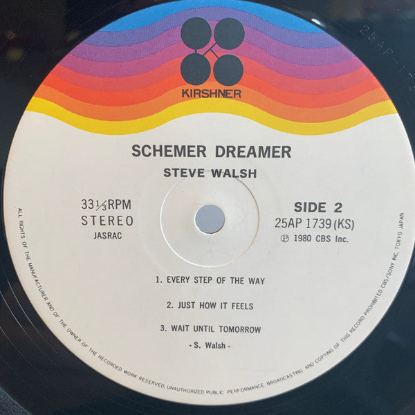 Steve Walsh - Schemer Dreamer (LP, Album)