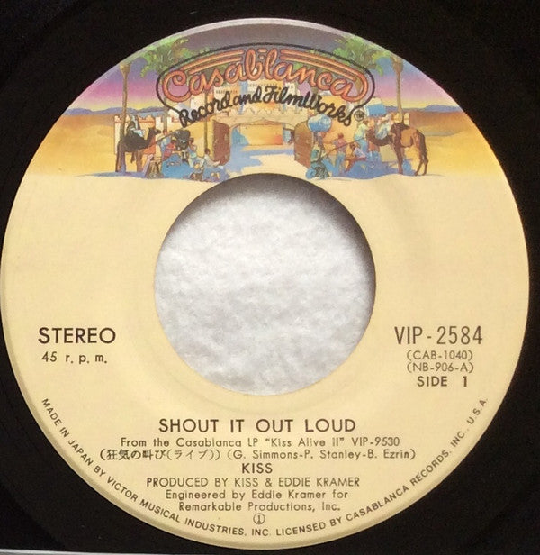 Kiss - Shout It Out Loud (7"", Single)