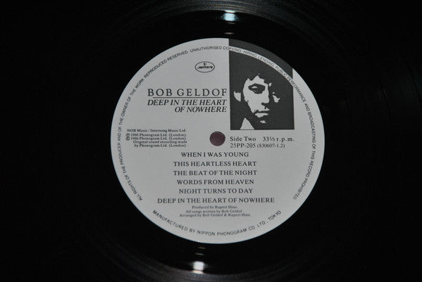 Bob Geldof - Deep In The Heart Of Nowhere (LP, Album)