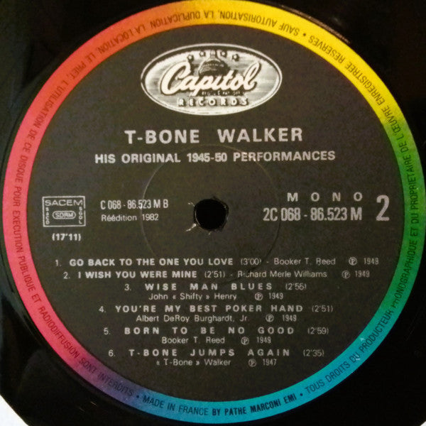 T-Bone Walker - The Great Blues Vocals And Guitar Of T-Bone Walker ...