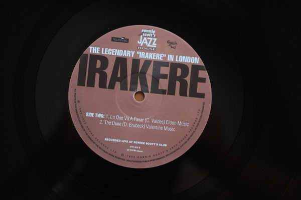 Irakere - The Legendary Irakere In London (LP, Album, RE)