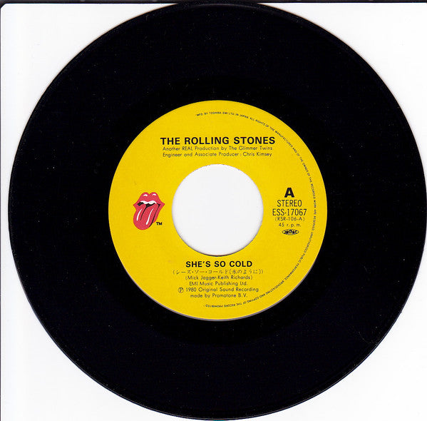 The Rolling Stones - She's So Cold (7"", Single)