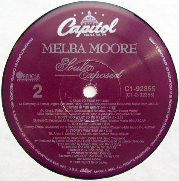 Melba Moore - Soul Exposed (LP, Album)