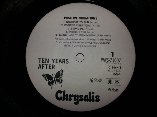 Ten Years After - Positive Vibrations (LP, Album, Promo, RE)