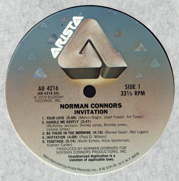 Norman Connors - Invitation (LP, Album)