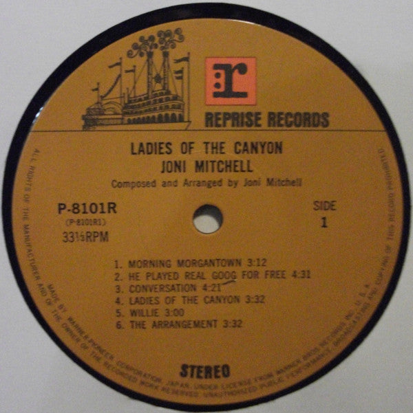 Joni Mitchell - Ladies Of The Canyon (LP, Album, RE, Gat)