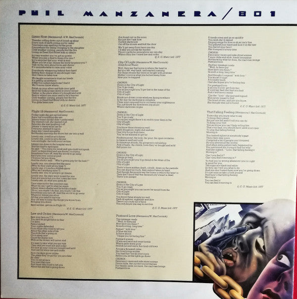 Phil Manzanera / 801 - Listen Now!! (LP, Album)
