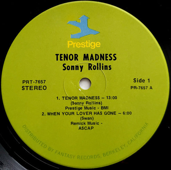 Sonny Rollins - Tenor Madness (LP, Album, RE, Ind)