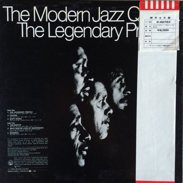 The Modern Jazz Quartet - The Legendary Profile (LP, Album)
