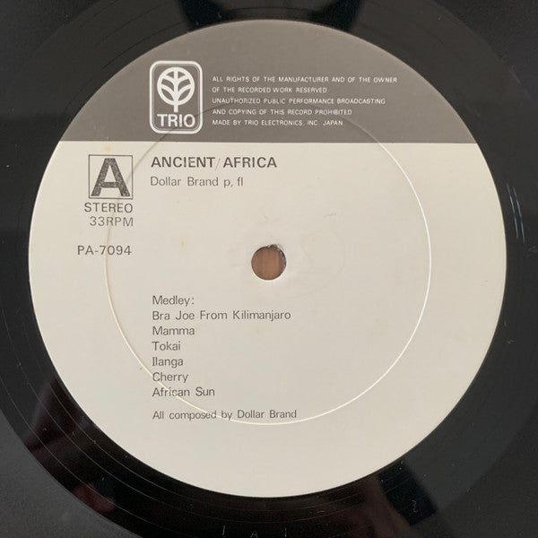 Dollar Brand - Ancient Africa (LP, Album)
