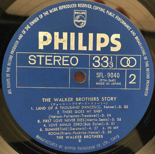 The Walker Brothers - The Walker Brothers Story (2xLP, Comp, Blu)