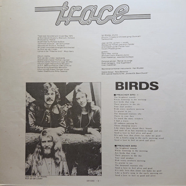 Trace (6) - Birds (LP, Album)