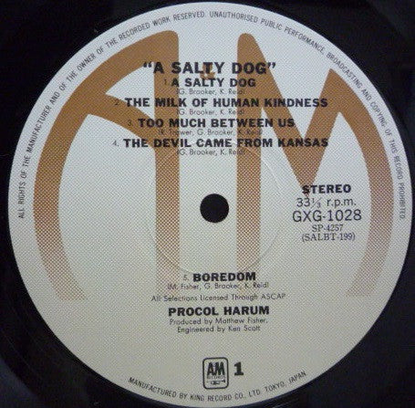 Procol Harum - A Salty Dog (LP, Album, RE)