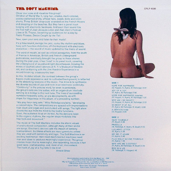 The Soft Machine* - The Soft Machine (LP, Album, RE, 200)