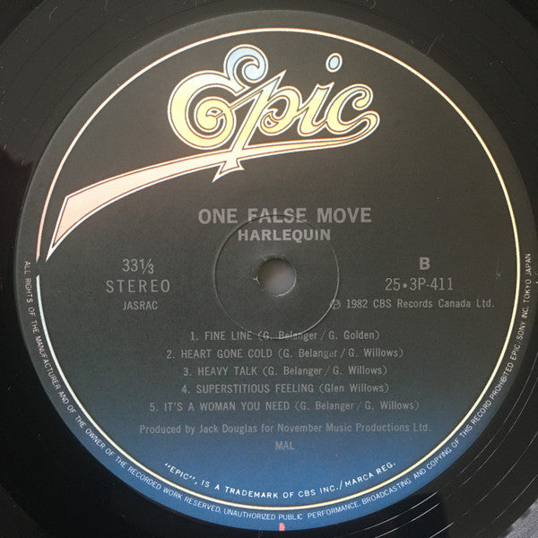 Harlequin (3) - One False Move (LP, Album)
