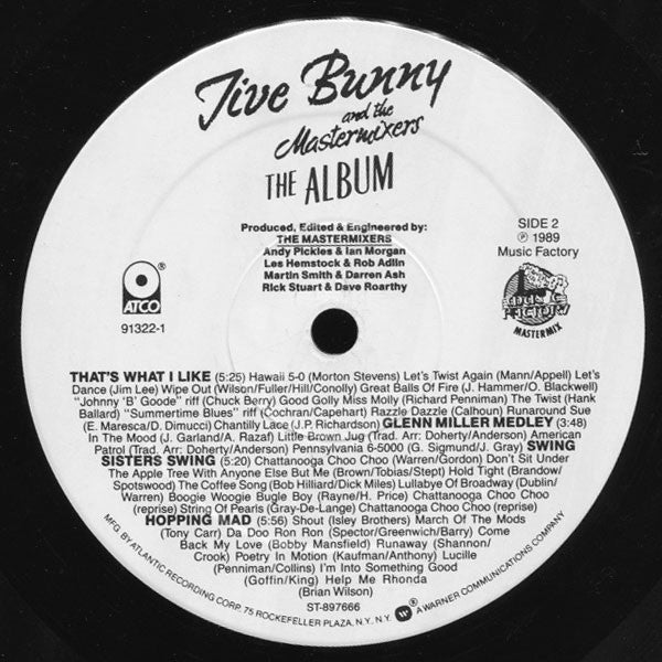 Jive Bunny And The Mastermixers - The Album (LP, Album)