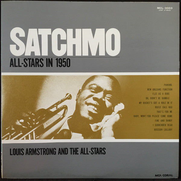 Louis Armstrong And His All-Stars - Satchmo All-stars In 1950(LP, A...