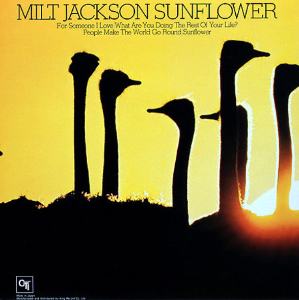 Milt Jackson - Sunflower (LP, Album, Ltd, RE)