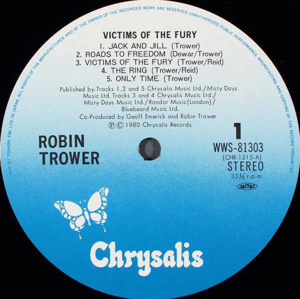 Robin Trower - Victims Of The Fury (LP, Album)