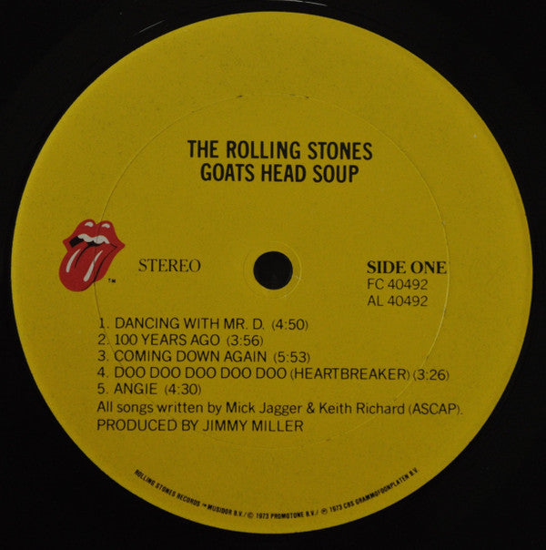 The Rolling Stones - Goats Head Soup (LP, Album, RE, Car)
