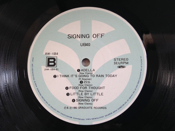 UB40 - Signing Off (LP, Album)