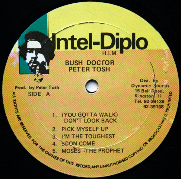 Peter Tosh - Bush Doctor (LP, Album, RE)