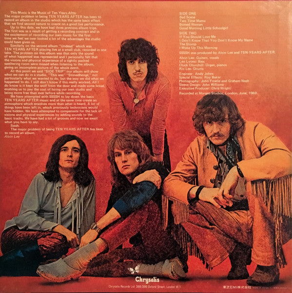 Ten Years After - Ssssh (LP, Album, RE)