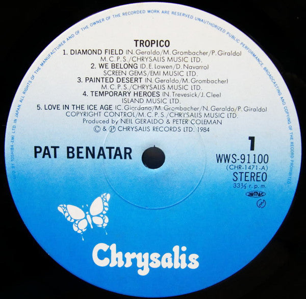 Pat Benatar - Tropico (LP, Album)
