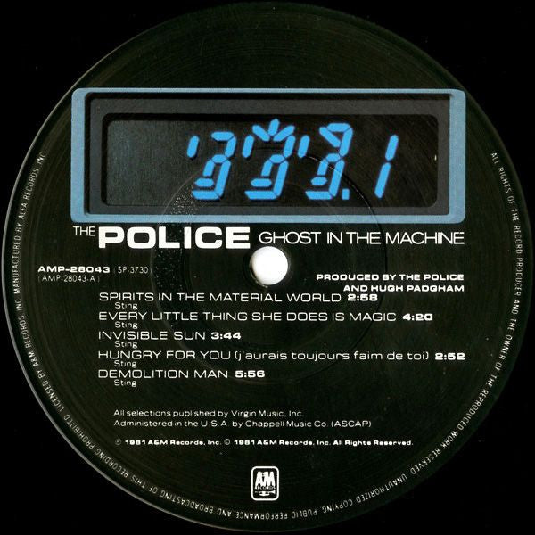 The Police - Ghost In The Machine (LP, Album, 2nd)