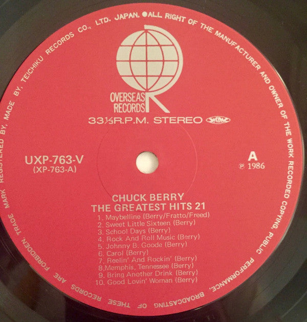 Chuck Berry - The Greatest Hits 21 (LP, Comp)