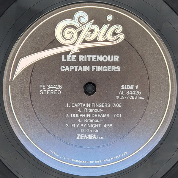Lee Ritenour - Captain Fingers (LP, Album, RE, Pit)